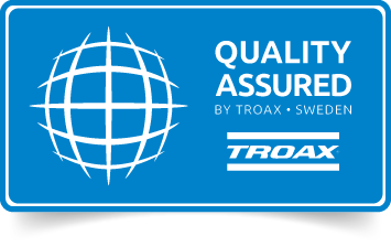 Troax symbol Quality Assured.